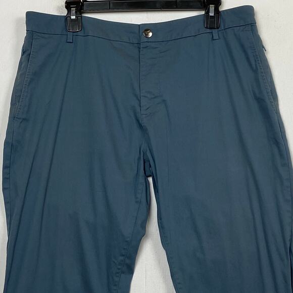 BirdDogs Boom For Your Boomstick Men's Blue Performance Chino Pants 36X32 - Picture 2 of 9